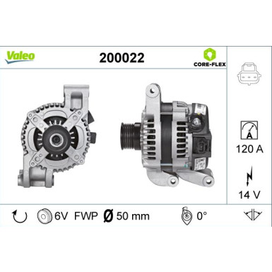 VALEO Generator 200022 VALEO Generator 200022