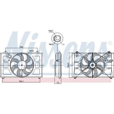 Kühlerlüfter PKW 850053 Kühlerlüfter PKW 850053