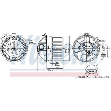Innenraumgebläse Alfa Giulietta 10 87704