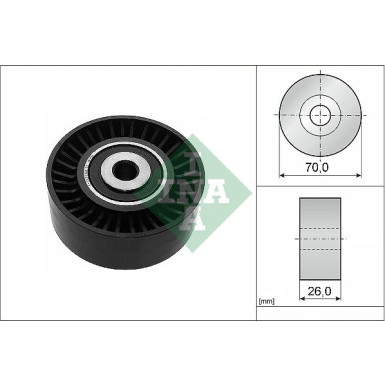 Umlenk-/Führungsrolle, Keilrippenriemen 532 0544 10