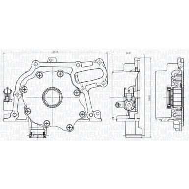MAGNETI MARELLI Ölpumpe 351516000161 MAGNETI MARELLI Ölpumpe 351516000161