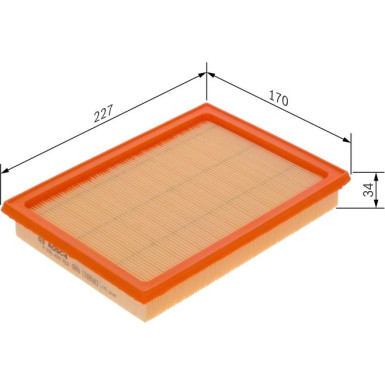 Luftfilter F 026 400 222 Luftfilter F 026 400 222