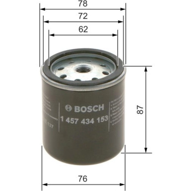 Kraftstofffilter MERCEDES W123 1457434153