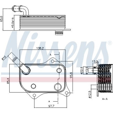 Ölkühler PKW AUDI A4/S4 00- 2.0FSI 90711 Ölkühler PKW AUDI A4/S4 00- 2.0FSI 90711