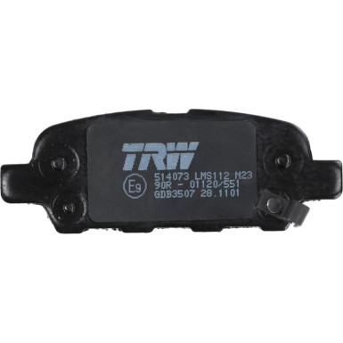 Bremsklötze HA NISSAN Qashqai,X-Trail 05 COTEC GDB3507