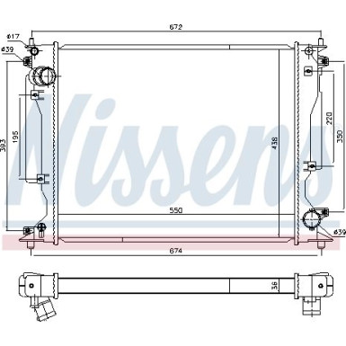 Wasserkühler PKW 646904 Wasserkühler PKW 646904