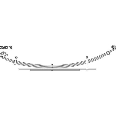 Federpaket - Federung/Dämpfung Toyota T. Hilux 88-05 (4+2) (559/741mm) 10.250.270.00
