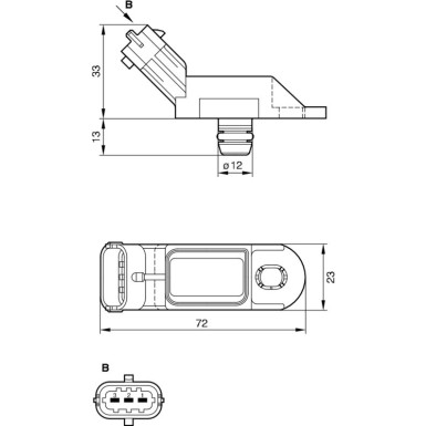Drucksensor 0 261 230 216 Drucksensor 0 261 230 216