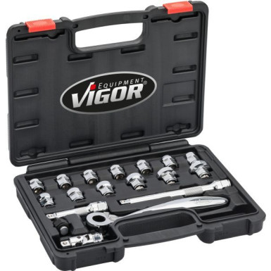 VIGOR Steckschlüsselsatz V6202