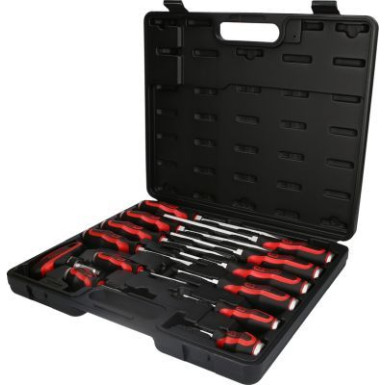 KS TOOLS Schraubendrehersatz mit Schlagkappe ERGOTORQUE®max, 13-teilig 151.1150 KS TOOLS Schraubendrehersatz mit Schlagkappe ERGOTORQUE®max, 13-teilig 151.1150