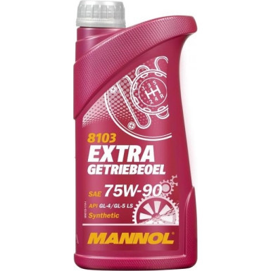 MANNOL Extra Getriebeoel 75W-90 GL-4/GL-5 LS 8103 1 Liter MN8103-1 MANNOL Extra Getriebeoel 75W-90 GL-4/GL-5 LS 8103 1 Liter MN8103-1