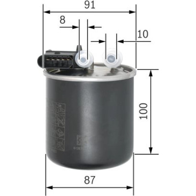 Kraftstofffilter MERCEDES Sprinter,Vito 10 F 026 402 838