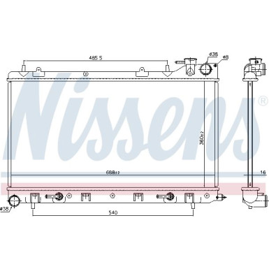 Wasserkühler PKW 67747