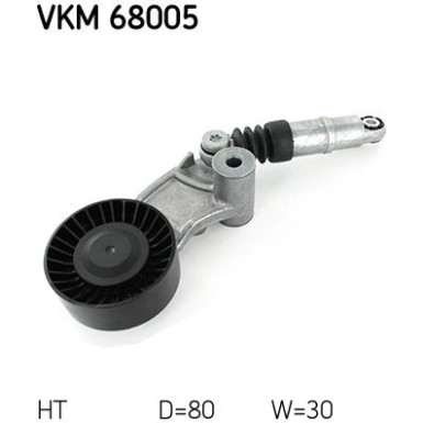 Multi-V-Spannrolle SUBARU Forester,Legacy 03 VKM 68005
