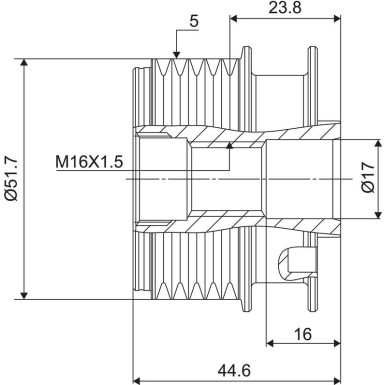 Generatorfreilauf 588083