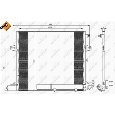 Kondensator, Klimaanlage 35618