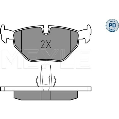 Bremsbelagsatz Bmw T. E39 520-540 11/95 025 216 9117/PD Bremsbelagsatz Bmw T. E39 520-540 11/95 025 216 9117/PD