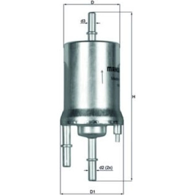 MAHLE Kraftstofffilter KL 156/1