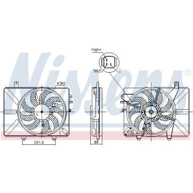 Kühlerlüfter PKW 850052 Kühlerlüfter PKW 850052