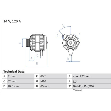 Lichtmaschine 0 986 038 180 Lichtmaschine 0 986 038 180
