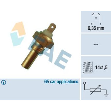 FAE Sensor, Kühlmitteltemperatur 31290 FAE Sensor, Kühlmitteltemperatur 31290