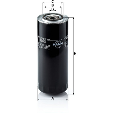 Mann & Hummel Kraftstofffilter LKW CATERPILLAR WK 11 102/5