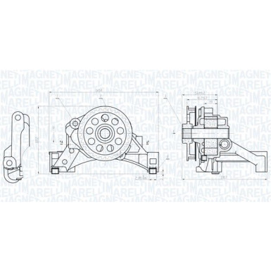 MAGNETI MARELLI Ölpumpe 351516000010 MAGNETI MARELLI Ölpumpe 351516000010