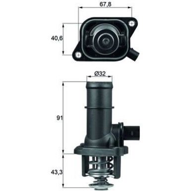 Integralthermostat TI 16 105