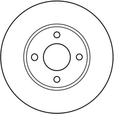 Bremsscheibe Nissan P. Almera DF4019