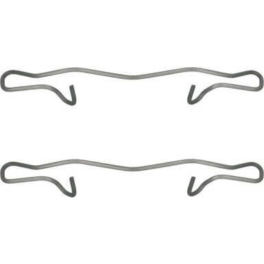 Zubehörsatz, Scheibenbremsbelag 1987474470 Zubehörsatz, Scheibenbremsbelag 1987474470