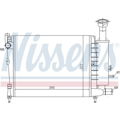 Wasserkühler PKW CITROEN AX 61354