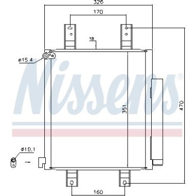 Kondensator PKW Daihatsu Coure 03 940554