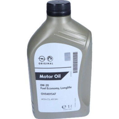 Original GM Genuine Opel 0W-20 FS LL Dexos D Longlife Motoröl 1 Liter 95528693