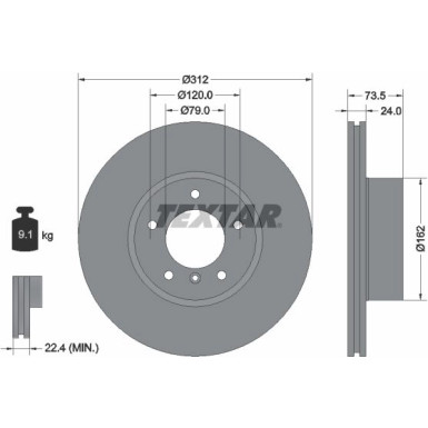 Bremsscheibe PRO+ 92176105 Bremsscheibe PRO+ 92176105