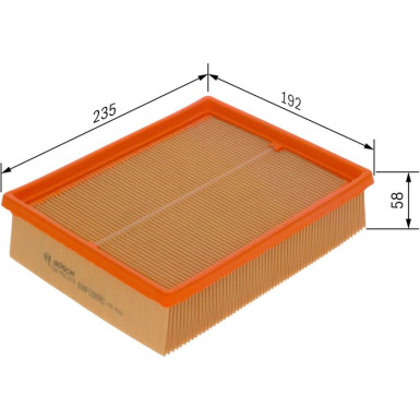 Luftfilter F 026 400 212 Luftfilter F 026 400 212