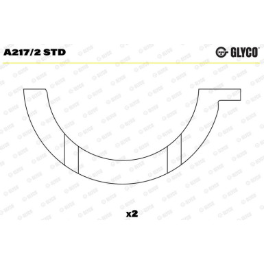 Distanzscheibe, Kurbelwelle A217/2 STD