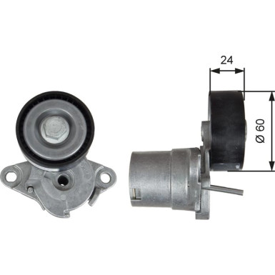 Spannrolle, Keilrippenriemen T39272 Spannrolle, Keilrippenriemen T39272