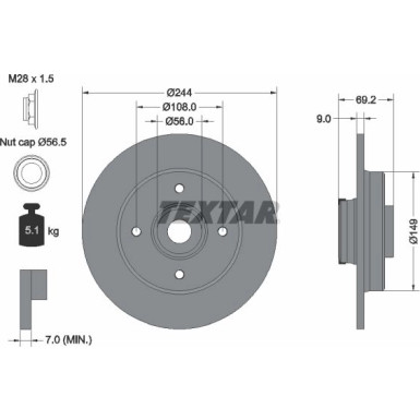 Bremsscheibe PRO 92305403