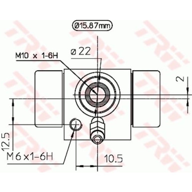 Radbremszylinder HA AUDI A2,VW Lupo,Golf,SEAT 91 BWB111A Radbremszylinder HA AUDI A2,VW Lupo,Golf,SEAT 91 BWB111A