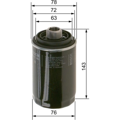 Ölfilter AUDI,SEAT,SKODA,VW F 026 407 080 Ölfilter AUDI,SEAT,SKODA,VW F 026 407 080
