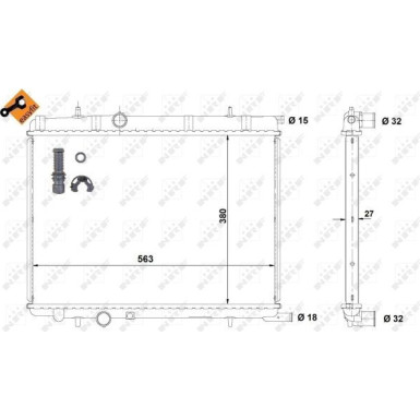 Kühler, Motorkühlung EASY FIT 58312