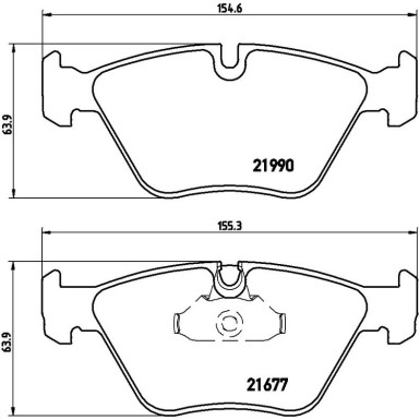 BREMBO Bremsklötze VA P 06 065
