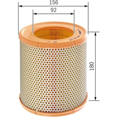 Luftfilter 1457433233 Luftfilter 1457433233