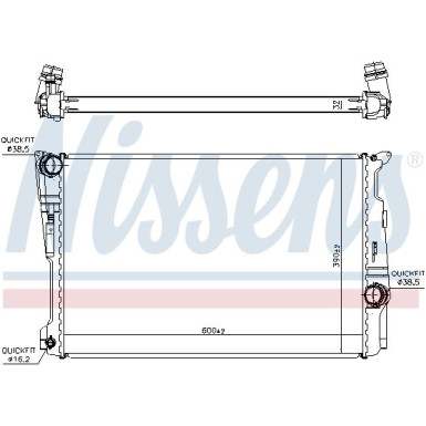 Wasserkühler PKW 60809