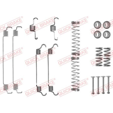 391-0835 Montagesatz f.Bremsbacken CITROEN C2,C3,PEUG 1007 03 105-0835