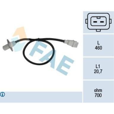 FAE Impulsgeber, Kurbelwelle 79002 FAE Impulsgeber, Kurbelwelle 79002