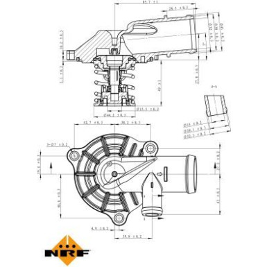 NRF Thermostat, Kühlmittel 725221