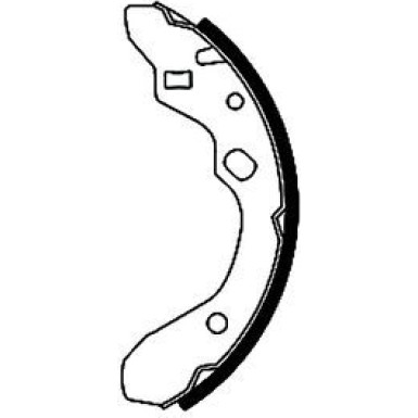 Bremsbacken Mazda 323 94 91047400 Bremsbacken Mazda 323 94 91047400