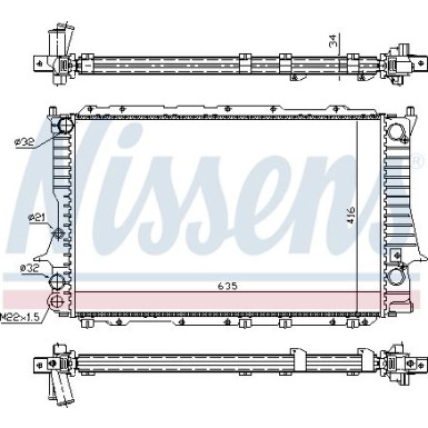 Wasserkühler PKW 60457