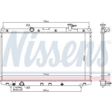 Wasserkühler PKW 606841 Wasserkühler PKW 606841